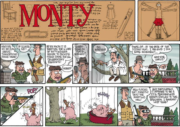 Monty on Sunday November 24, 2013 Comic Strip