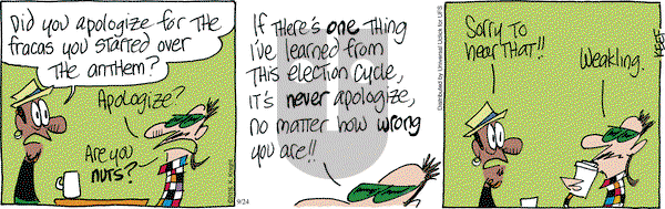 The Knight Life on Saturday September 24, 2016 Comic Strip