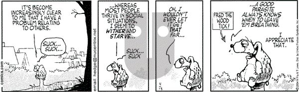 Over the Hedge on Tuesday April 13, 2004 Comic Strip