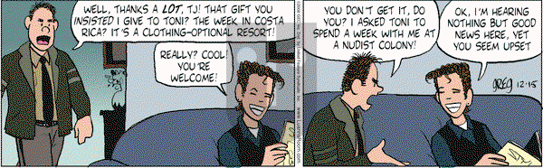 Luann on Monday December 15, 2008 Comic Strip