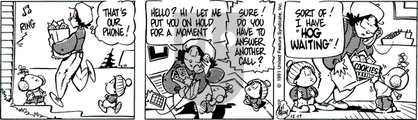 Rose is Rose on Tuesday December 17, 1991 Comic Strip