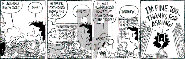 Baby Blues on Wednesday February 5, 1992 Comic Strip