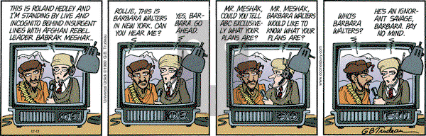 Doonesbury on Saturday December 13, 2014 Comic Strip