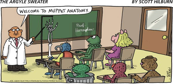 The Argyle Sweater on Sunday April 22, 2018 Comic Strip