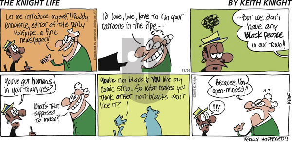 The Knight Life on Sunday November 29, 2015 Comic Strip