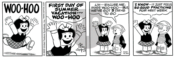 Nancy on Saturday June 18, 2005 Comic Strip