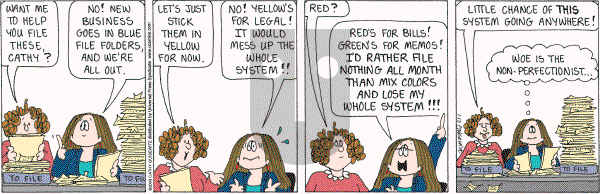 Cathy Classics - Thursday January 15, 2009 Comic Strip