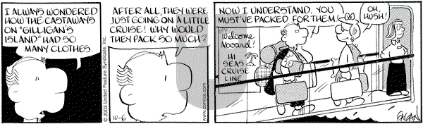 Drabble on Monday October 6, 2003 Comic Strip