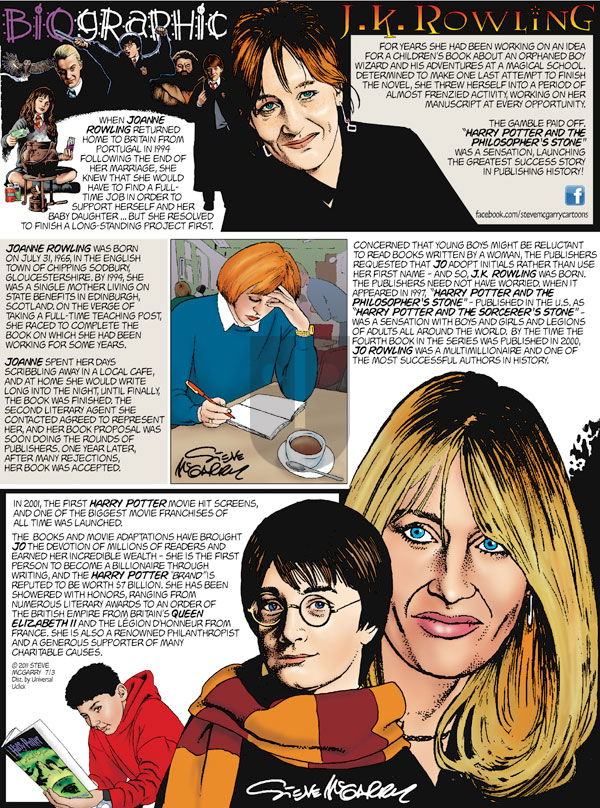 Biographic on Sunday July 3, 2011 Comic Strip
