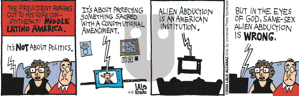 La Cucaracha on Friday April 9, 2004 Comic Strip
