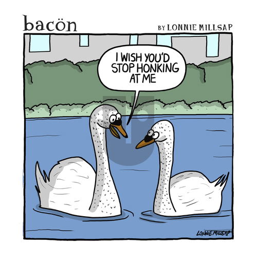 bacon on Friday February 14, 2025 Comic Strip