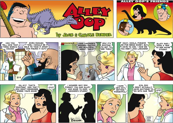 Alley Oop on Sunday August 9, 2015 Comic Strip