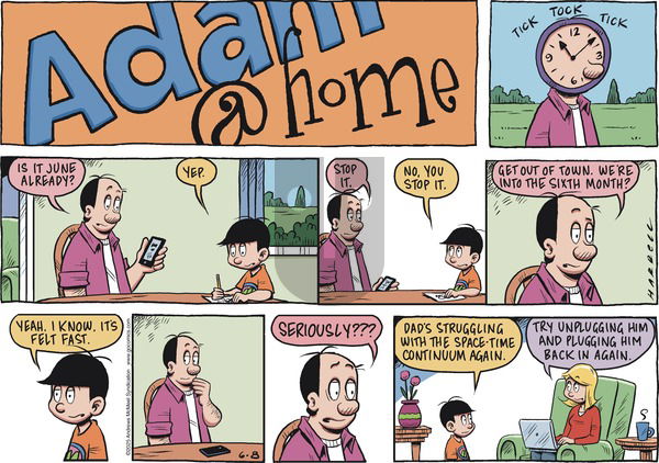 Adam@Home on Sunday June 8, 2025 Comic Strip