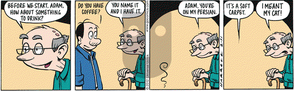 Adam@Home on Saturday February 11, 2012 Comic Strip