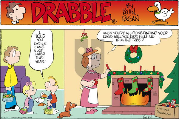 Drabble on Sunday April 24, 2011 Comic Strip