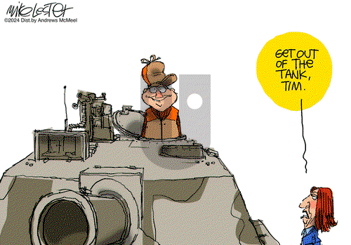 Mike Lester on Monday October 14, 2024 Comic Strip