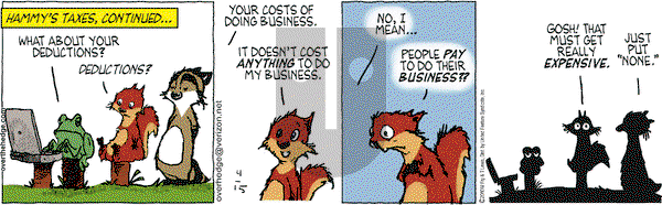 Over the Hedge on Thursday April 15, 2010 Comic Strip