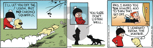 Red and Rover on Saturday November 28, 2015 Comic Strip