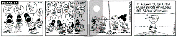 Peanuts - Thursday April 4, 1963 Comic Strip