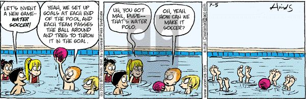 Cleats - Friday July 5, 2002 Comic Strip