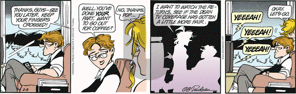 Doonesbury on Tuesday February 3, 2004 Comic Strip