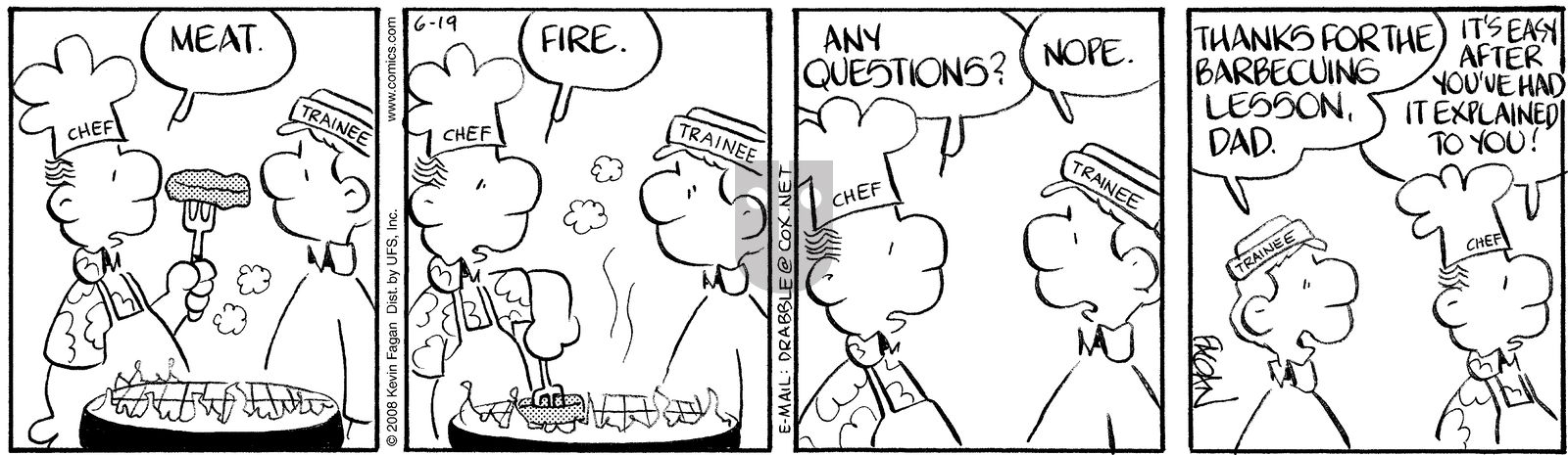 Drabble - Thursday June 19, 2008 Comic Strip