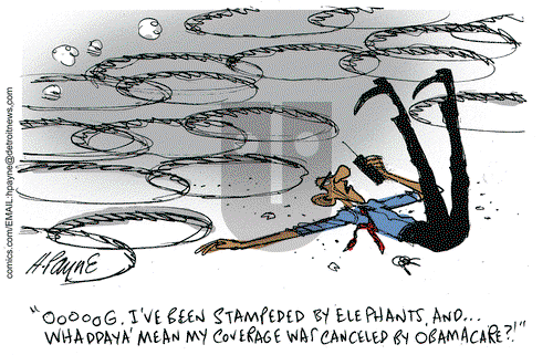 Henry Payne on Wednesday November 12, 2014 Comic Strip