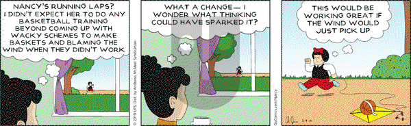 Nancy on Thursday May 9, 2019 Comic Strip