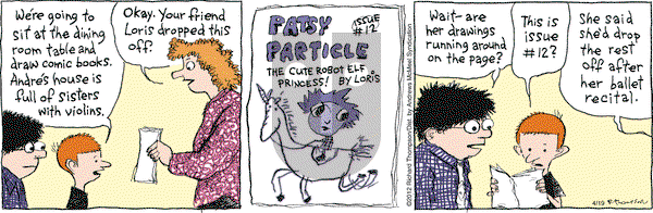 Cul de Sac on Wednesday April 19, 2017 Comic Strip