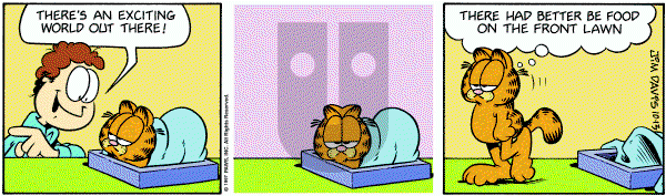 Garfield - Monday October 13, 1997 Comic Strip