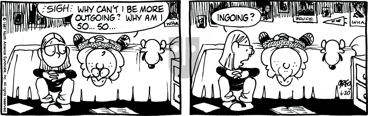 Luann - Saturday June 20, 1987 Comic Strip