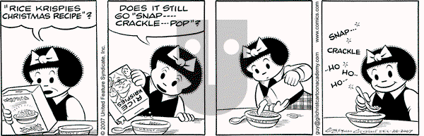 Nancy on Thursday December 20, 2007 Comic Strip