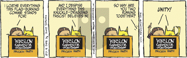 Prickly City on Saturday March 8, 2008 Comic Strip
