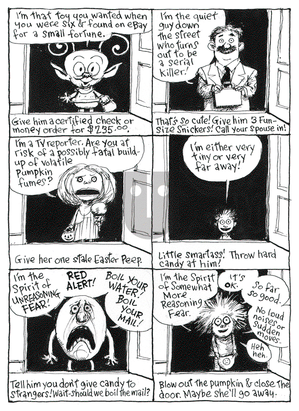 Richard's Poor Almanac on Thursday October 29, 2015 Comic Strip