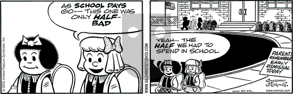 Nancy on Monday March 8, 2004 Comic Strip