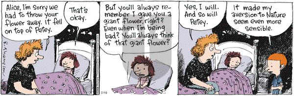 Cul de Sac on Friday July 19, 2013 Comic Strip