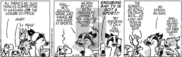 Over the Hedge on Wednesday October 26, 2005 Comic Strip