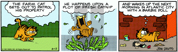 Garfield on Thursday June 12, 1980 Comic Strip