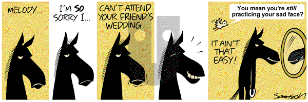 Dark Side of the Horse on Monday March 21, 2011 Comic Strip