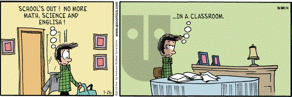 Grand Avenue on Friday January 26, 2018 Comic Strip