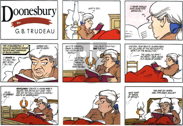 Doonesbury on Sunday July 26, 1987 Comic Strip