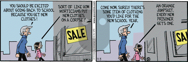 Grand Avenue - Saturday September 3, 2016 Comic Strip