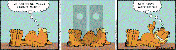 Garfield on Monday August 20, 2018 Comic Strip