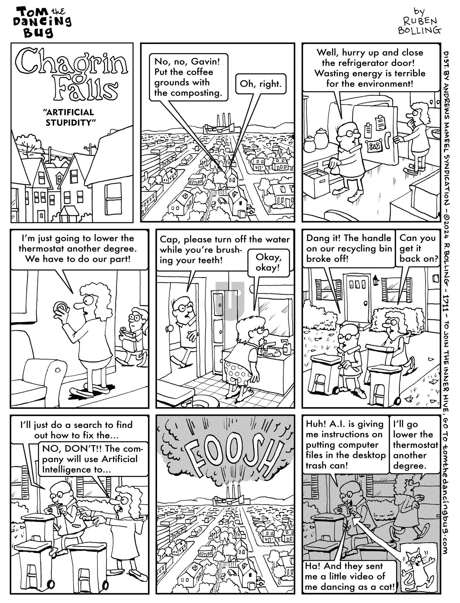 Tom the Dancing Bug - Monday November 11, 2024 Comic Strip