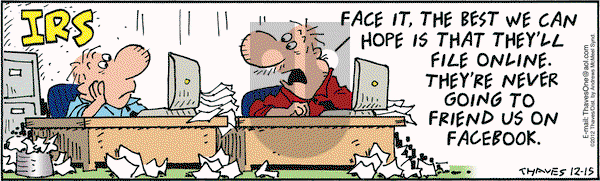 Frank and Ernest - Friday December 15, 2017 Comic Strip