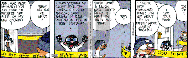 Get Fuzzy on Thursday September 15, 2016 Comic Strip