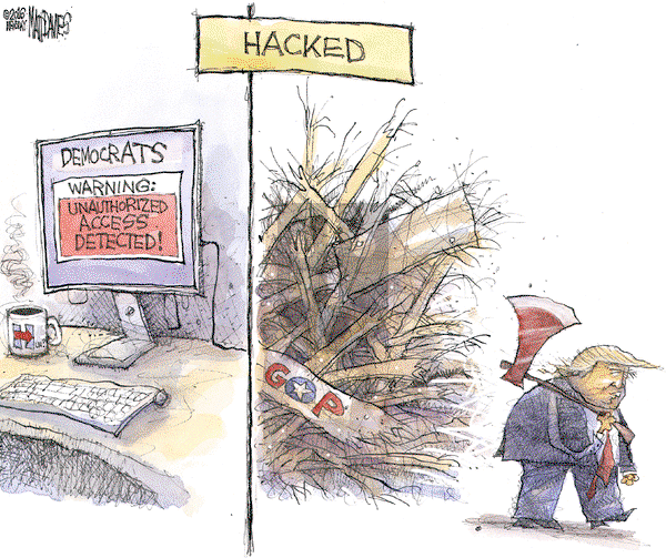 Matt Davies on Monday August 8, 2016 Comic Strip