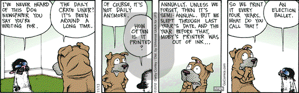 Get Fuzzy on Tuesday November 13, 2012 Comic Strip
