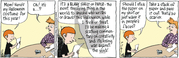 Cul de Sac on Saturday October 22, 2011 Comic Strip