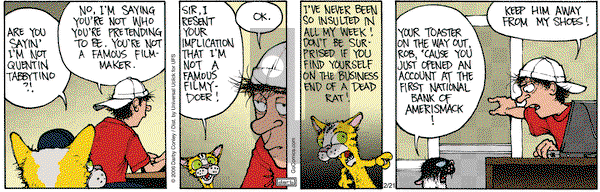 Get Fuzzy on Friday February 21, 2014 Comic Strip
